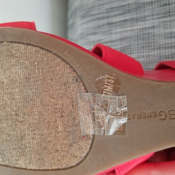 BCBG strappy heels wedges sandals - Picture 8 of 8